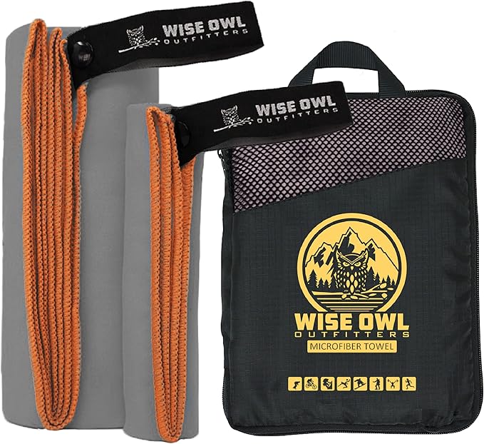 Wise Owl Outfitters Camping Towel - Camping Accessories