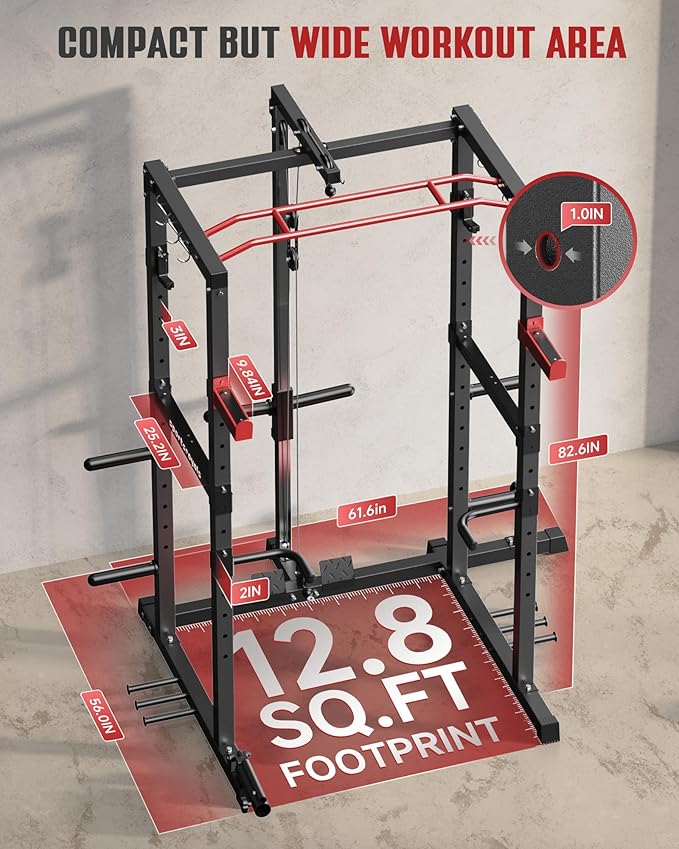 Sportsroyals Power Cage 1600lbs Multi-Function