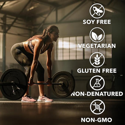 Whey Fantastic Vanilla - 100% Natural Grass Fed Whey Protein Powder - Unique 3-Whey Blend of Whey Isolate, Concentrate & Hydrolysate Provides 25g of Protein per Serving - 2.34lb-28 Servings