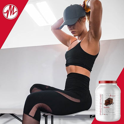 Metabolic Nutrition, Protizyme, 100% Whey Protein Powder, High Protein, Low Carb, Low Fat Whey Protein, Digestive Enzymes, 24 Essential Vitamins and Minerals, 4 Pound (52 ser)