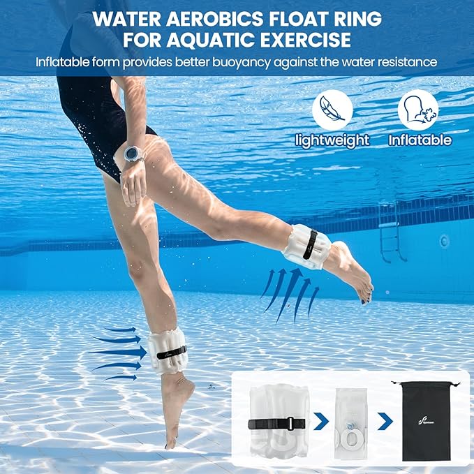Inflatable Aquatic Cuffs Exercise Equipment: Sportneer Water Aerobics