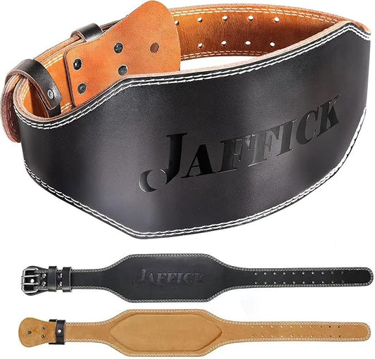 Genuine Leather Weight Lifting Belt for Men Gym