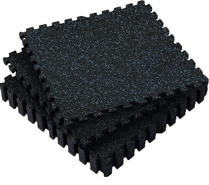 SUPERJARE 0.79 Inch Gym Flooring for Home Gym 6 Tiles