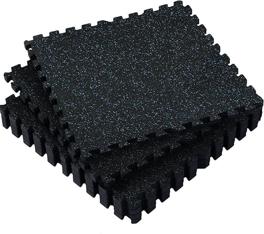SUPERJARE 0.79 Inch Gym Flooring for Home Gym 6 Tiles
