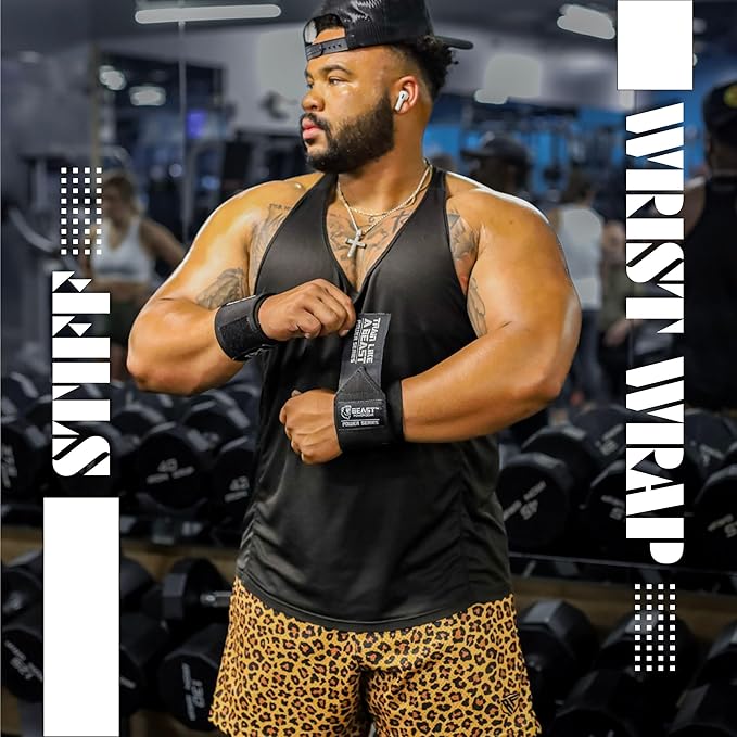 Wrist Wraps for Weightlifting 18” Premium Quality Wrist Support for Bodybuilding Heavy Duty Thumb Loop Powerlifting, Strength Training for Men and Women