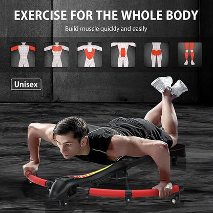VIVITORY 4-in-1 Multi-Functional Rowing Machine AB Workout Machine, Core & Abdominal Trainers, Adjustable Dragonfly Machine, Strength Training Full Body Workout, Home Gym Fitness Equipment