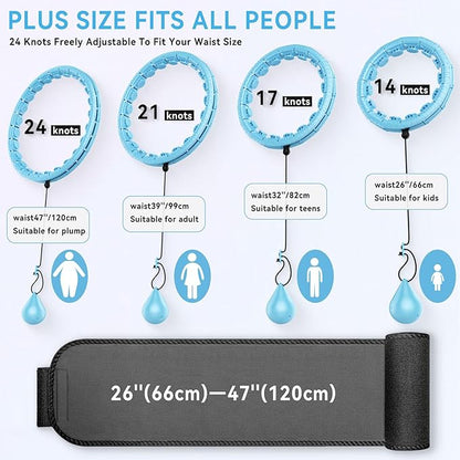 Weighted Hula Hoop for Adults Weight Loss