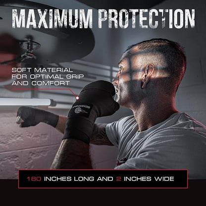 BOXERPOINT 180" Ringside Boxing Wraps for Men and Women