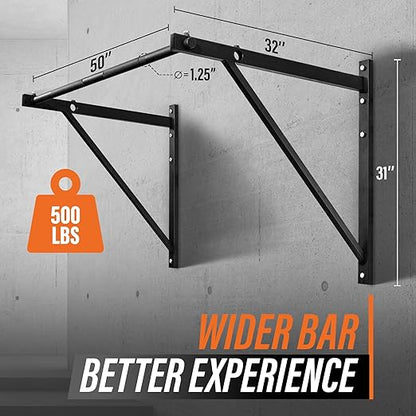 Yes4All Heavy Duty Wall Mounted Pull Up Bar