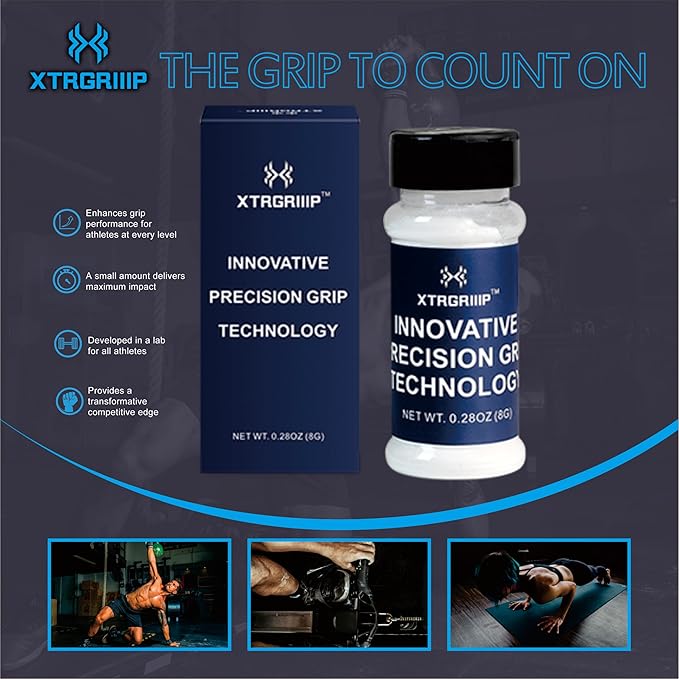 Grip Enhancer Replacement for Liquid Chalk, Pole Grip, Gym Chalk, Workout Grip, Golf Grip, Tennis Grip, Racket Grip, Climb Chalk, Gymnastics Grip, Weight Lifting Chalk, Bat Grip, Anti-Slip