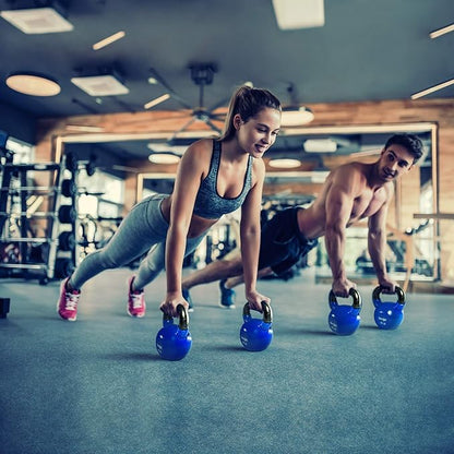 Yes4All Kettlebell Set Vinyl Coated Weights Combo