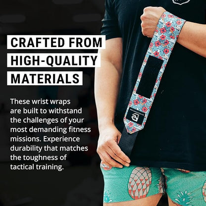 Weightlifting Workout Wrist Brace - Adjustable, One Size Fits All - Comfort Wrist Wraps for Weightlifting with Thumb Loop, Lifting Wrist Straps