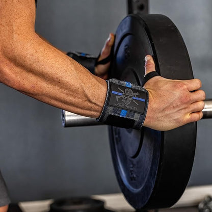 Iron Infidel Wrist Wraps for Weightlifting - 18" and 24" Heavy Duty Support for Working Out, Gym Accessories for Men - Use for Lifting, Crossfit, Fitness, Exercise, Bench Press, Powerlifting