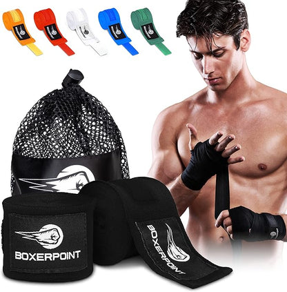 BOXERPOINT 180" Ringside Boxing Wraps for Men and Women