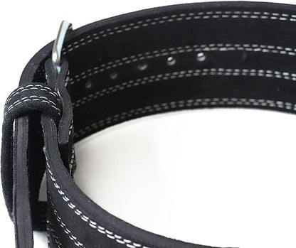 SERIOUS STEEL FITNESS Leather Weight Lifting Belt 4" Wide 10mm Thick