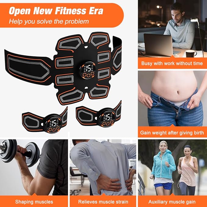 ABS Stimulator, Abdominal Toning Belt Trainer, Abs Workout BFB-11