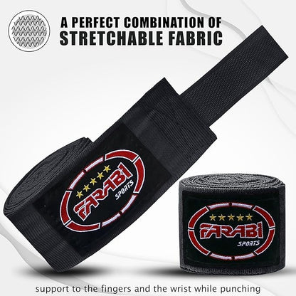 Farabi Sports Boxing Hand Wraps for Men, Women Boxing Wraps 180 inch Adult Hand Wraps for MMA Muay Thai Kickboxing Martial Arts Punching Bag and Training
