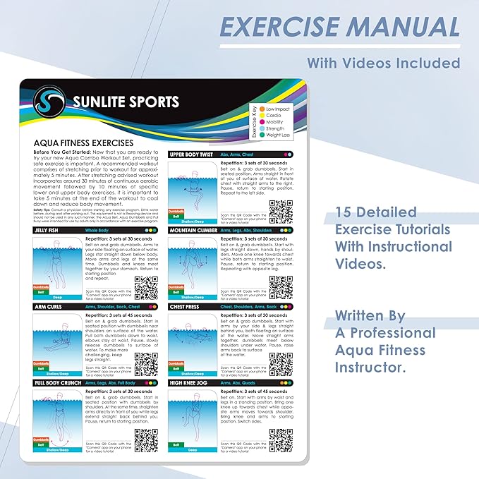 Sunlite Sports Water Workout Combo Set