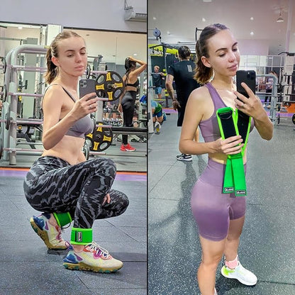 Ankle Straps for Working Out - Revitalize Your Lower Body Sculpting with Comfortable and Durable Ankle Strap for Cable Machine Pair - LiteMotion by FIGHTECH