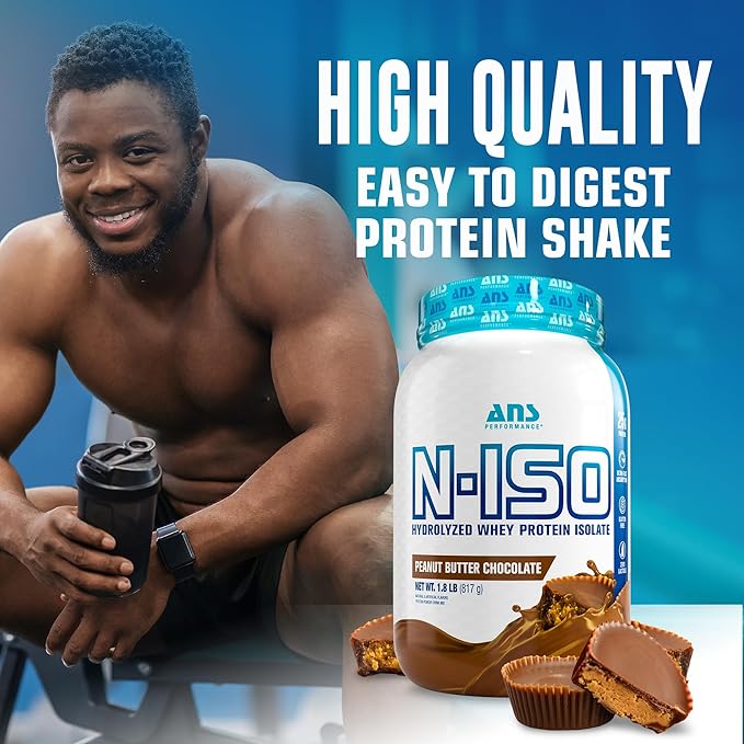 100% Pure Hydrolyzed Whey Isolate Protein + BCAAs - 25g of Protein - Peanut Free, Gluten Free, Zero Lactose (Peanut Butter Chocolate, 1.8 lb)