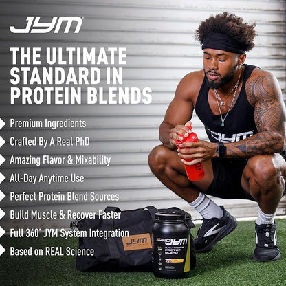 Pro JYM Cookies & Cream Protein Powder - Whey Protein Isolates, Casein, & Milk Protein, Lean Muscle Building for Men & Women, JYM Supplement Science, 45 Servings