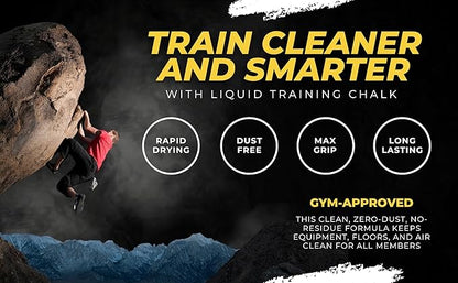 | GRIPPA | Liquid Chalk | Mess Free Gym Chalk for Weightlifting | Gymnastics | Rock Climbing | Dancing | Sweat Resistant | The Ultimate Grip Enhancer |