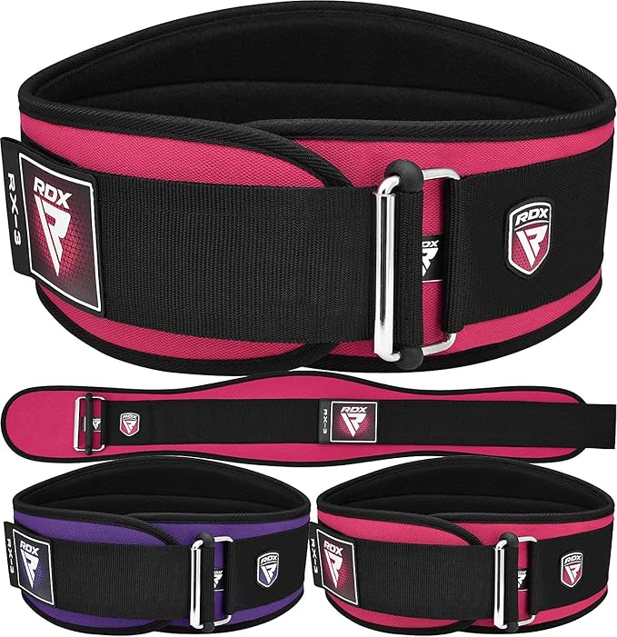 RDX Women Weight Lifting Belt 6.5” Curved Padded