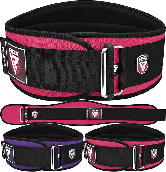 RDX Women Weight Lifting Belt 6.5” Curved Padded