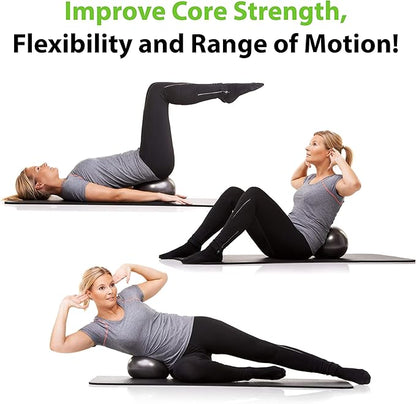 URBNFit Small Exercise Ball - 9-inch Mini Pilates