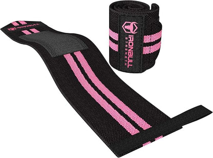 Women Wrist Wraps with Thumb Loops - 12" Professional Grade - Wrist Support Brace and Compression for Cross Training, Weight Lifting, Powerlifting, Strength Training