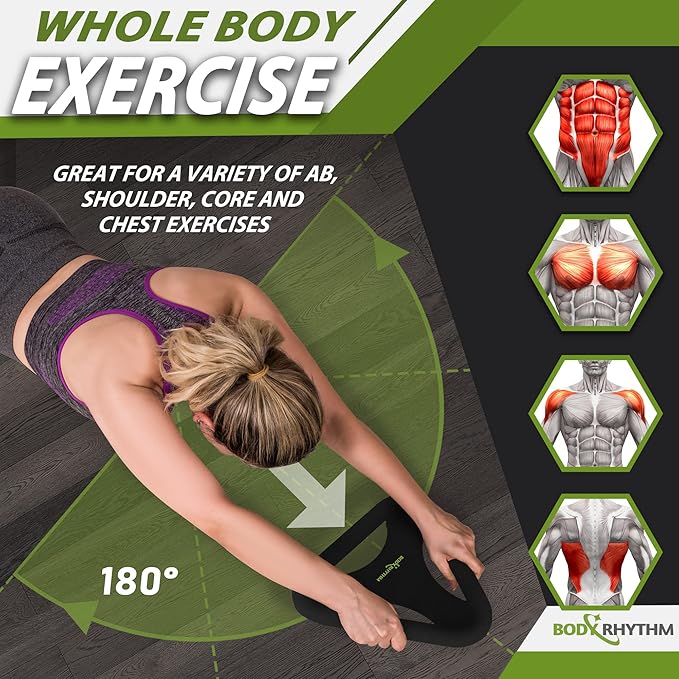 BODY RHYTHM Abdominal & Core Coaster Strength Workout Trainer