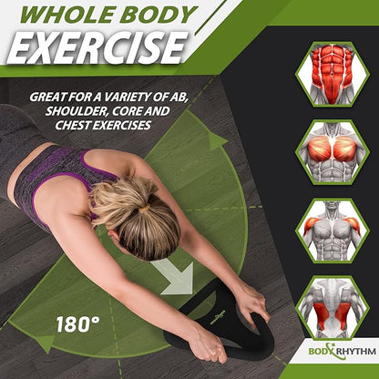 BODY RHYTHM Abdominal & Core Coaster Strength Workout Trainer