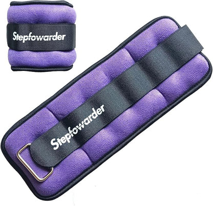1-4 Lbs Ankle Weights Pair Set with Adjustable
