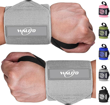 Wrist Wraps for Weightlifting-21" Lifting Wrist Straps for Weightlifting,Weight Lifting Wrist Wraps with Thumb Loop,Breathable Wrist Brace, Avoid Injury and Maximize Grip for Men & Women Powerliftin