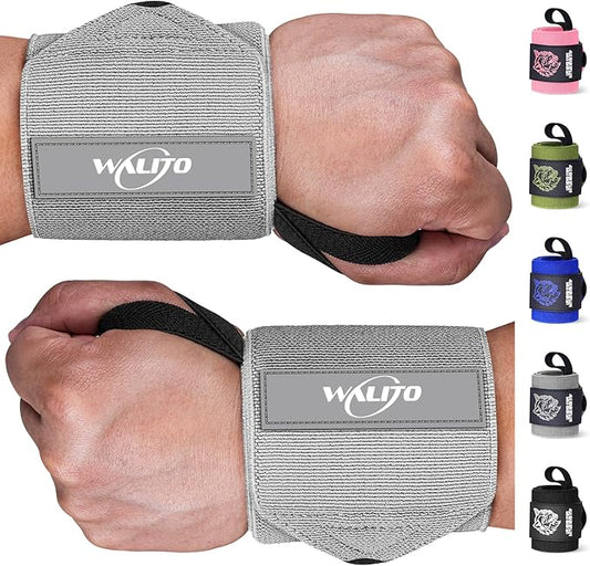 Wrist Wraps for Weightlifting-21" Lifting Wrist Straps for Weightlifting,Weight Lifting Wrist Wraps with Thumb Loop,Breathable Wrist Brace, Avoid Injury and Maximize Grip for Men & Women Powerliftin