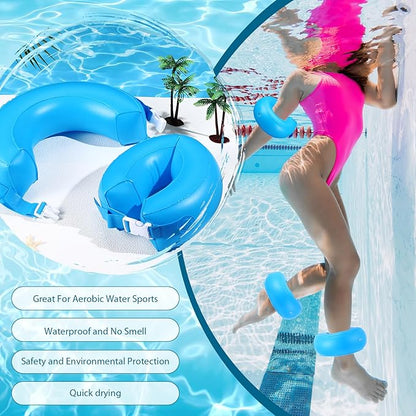 2 Pcs Water Ankle Weights for Pool Exercise