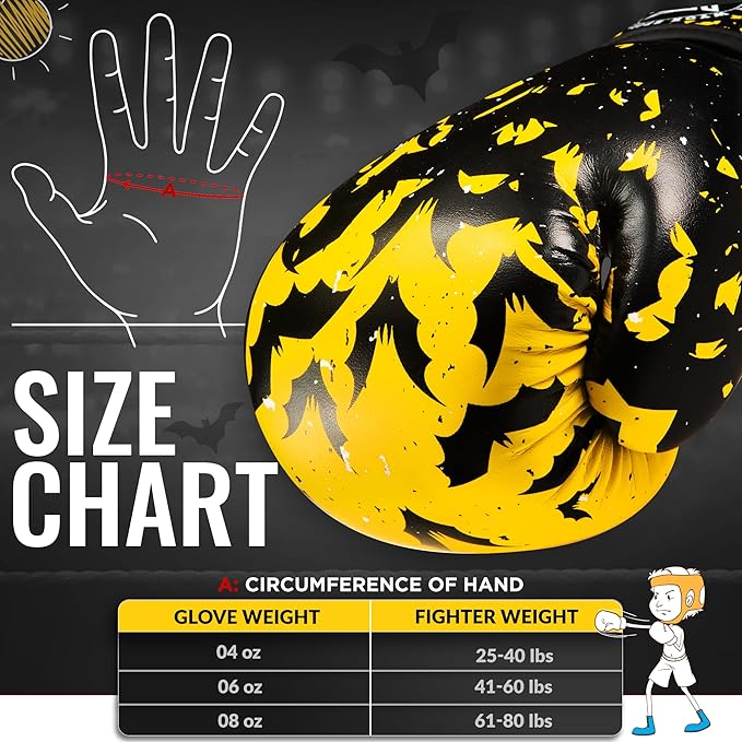 WYOX Kids Boxing Gloves 4oz 6oz 8oz – Youth Punching Gloves for Boys & Girls Ages 3–15 – Sparring Gloves for Punching Bag, Kickboxing, Muay Thai, MMA – Boxing Gloves for Kids Training Set