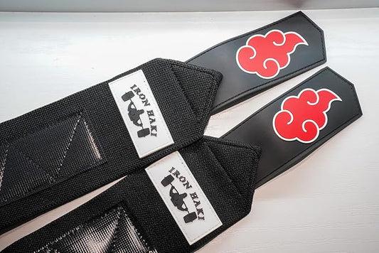Anime Wrist Wraps Ideal for Weightlifting, Powerlifting, and CrossFit. One Size Fits All. Premium Wrist Support for Gym Workouts