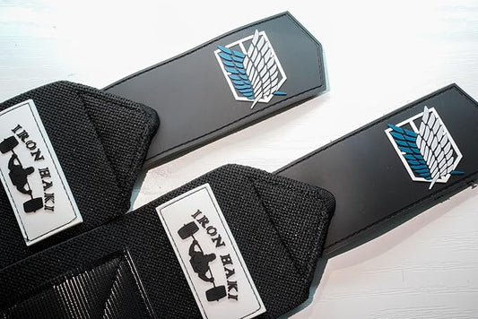 Anime Wrist Wraps Ideal for Weightlifting, Powerlifting, and CrossFit. One Size Fits All. Premium Wrist Support for Gym Workouts
