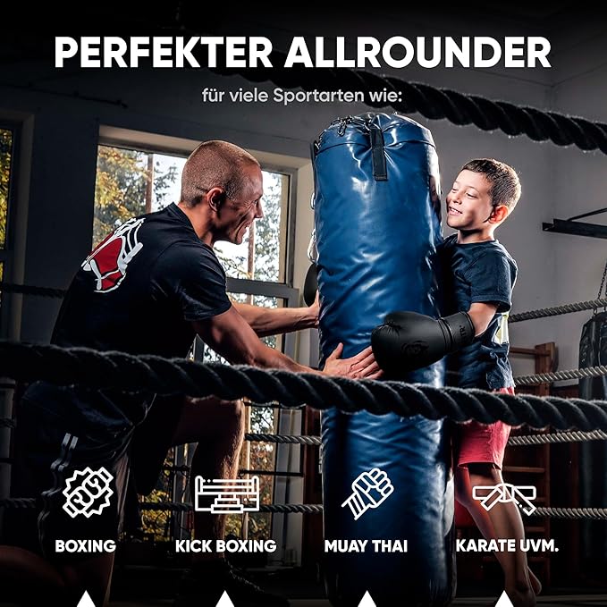 FIGHTR® Boxing Handwraps 160 inches semi-Elastic Hand Wraps with Thumb Loop for Boxing, MMA, Muay Thai & Martial Arts