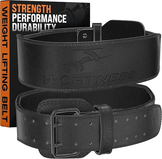 ProFitness Weight Lifting Belt for Men & Women 4" Wide