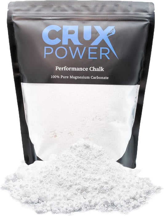Performance Climbing Chalk for Rock Climbing, Gymnastics, Weight Lifting - 100% Pure Magnesium Carbonate, No Drying Agents, Medium Blend Loose Rock Climbing Chalk - 200g