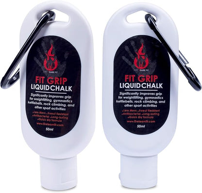 Liquid Chalk for Weight Lifting, Rock Climbing, Cross Training, & Powerlifting, Gym Approved Workout Chalk for Hands & Calluses