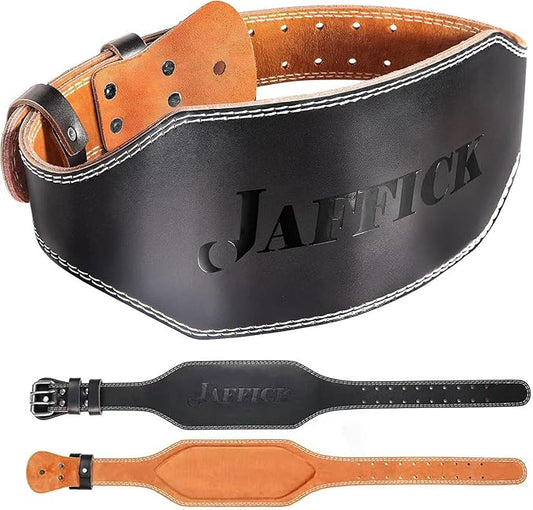 Genuine Leather Weight Lifting Belt for Men Gym