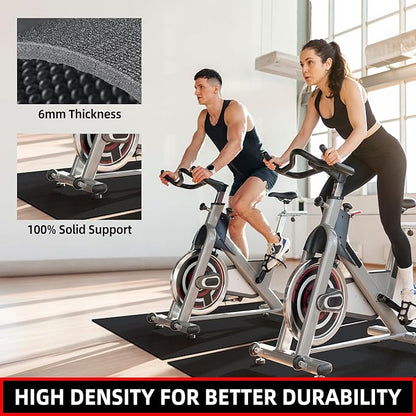 Exercise Equipment Mat 72''x36'' 6mm Thick