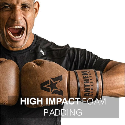 Anthem Athletics Stormbringer Full Grain Leather Boxing Gloves Men Women Muay Thai Gloves 12 oz 14 oz or 16 oz Boxing Gloves