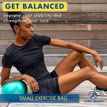 ProBody Pilates Ball Small Yoga Ball 9 Inch