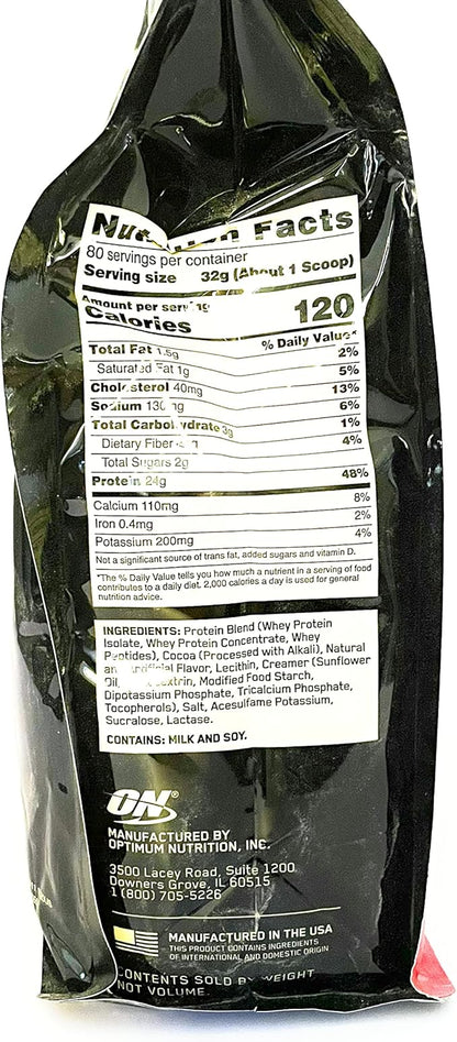 100% Whey Gold Standard, Extreme Milk Chocolate, 5 lb