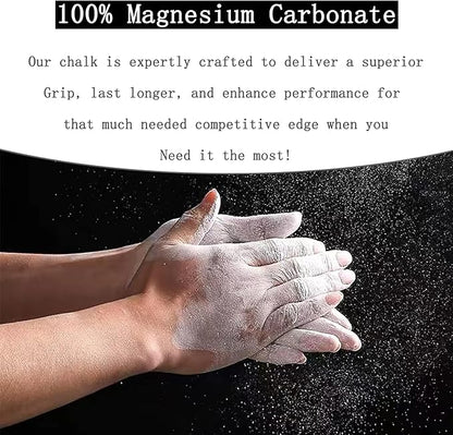 2 Bags Gymnastics Chalk Ball for Climbing - (6oz) Gym Chalk Used for Lifting Weightlifting Workout and Rock Climbing, Weight Powder Hands Chalk