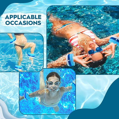 2 Pcs Foam Swim Aquatic Cuffs Equipment Water